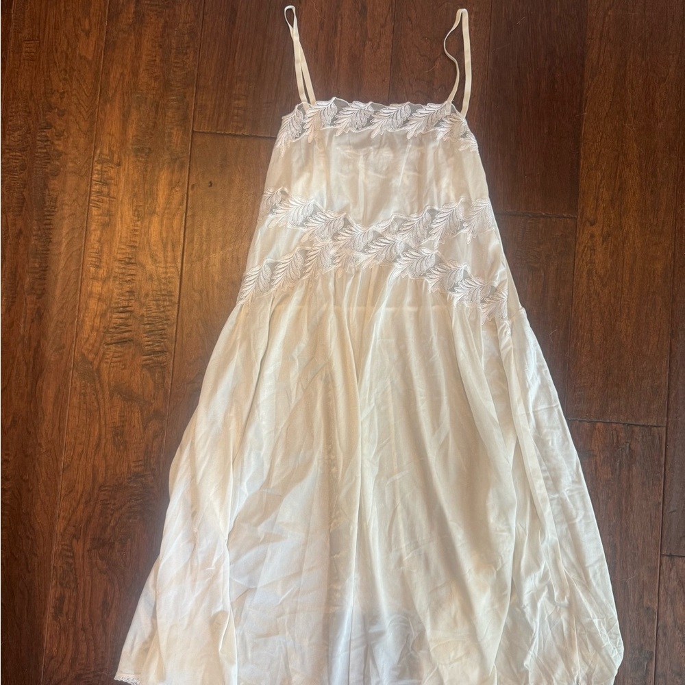White Spaghetti Strap Dress from Japan